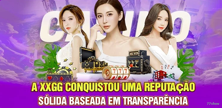 Imagem promocional da 77show mostrando a plataforma e suas vantagens
